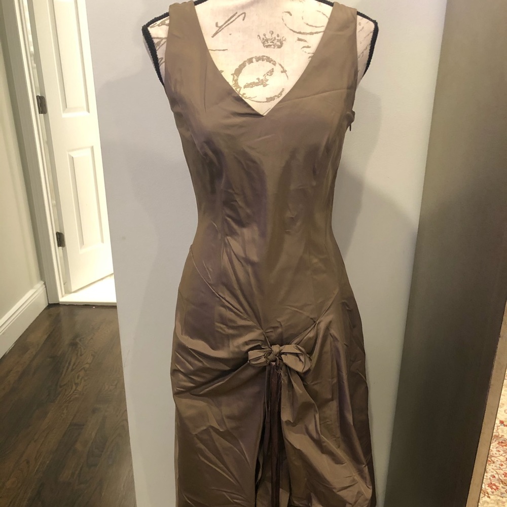 Renato Nucci France Brown Cocktail Dress SZ 38